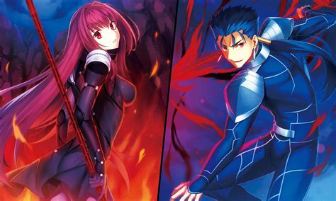 Armor Blue Hair Cu Chulainn Fategrand Order Fate Series Fatestay Night Fire Fuyuki