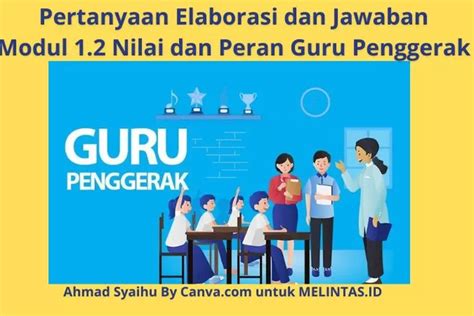 10 Contoh Pertanyaan Elaborasi Dan Kunci Jawaban Lengkap Modul Guru