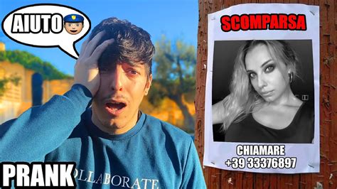 La Mia Ragazza E Scomparsa Per Ore Scherzo Ho Chiamato La