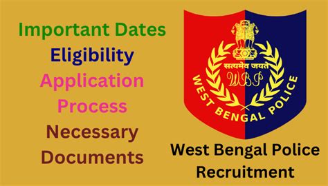 West Bengal Police Recruitment 2023 Vacanices Eligibilty