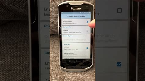 Zebra Tc Barcode Settings Youtube