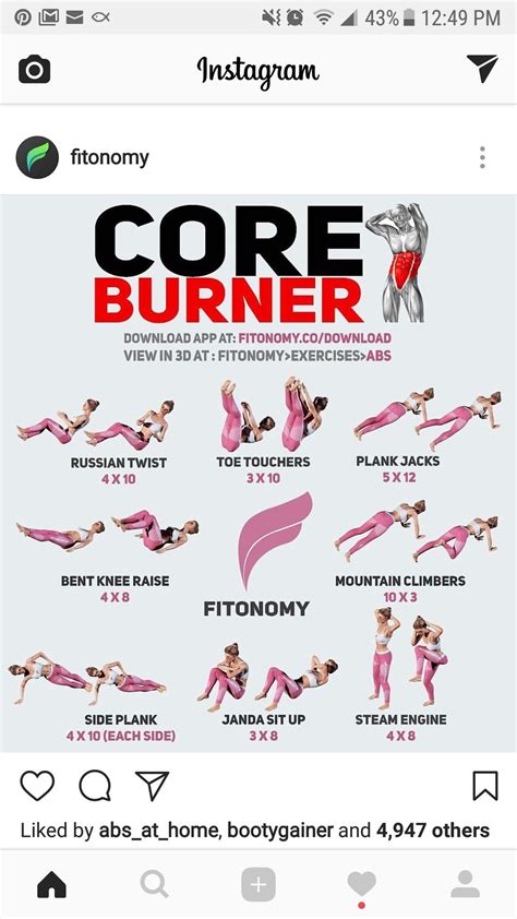 Workout Routine For Core