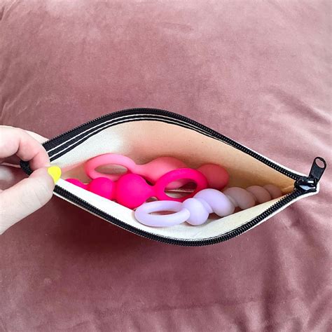 Kink Friendly Zipper Pouch Sex Toy Bag Zipper Bag For Etsy