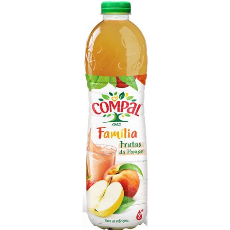 Sumo Néctar de Frutas do Pomar garrafa 125 cl Compal Família