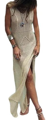 Bsubseach Traje De Baño Croché Cubre Bikini Camisola Mujer Meses sin interés