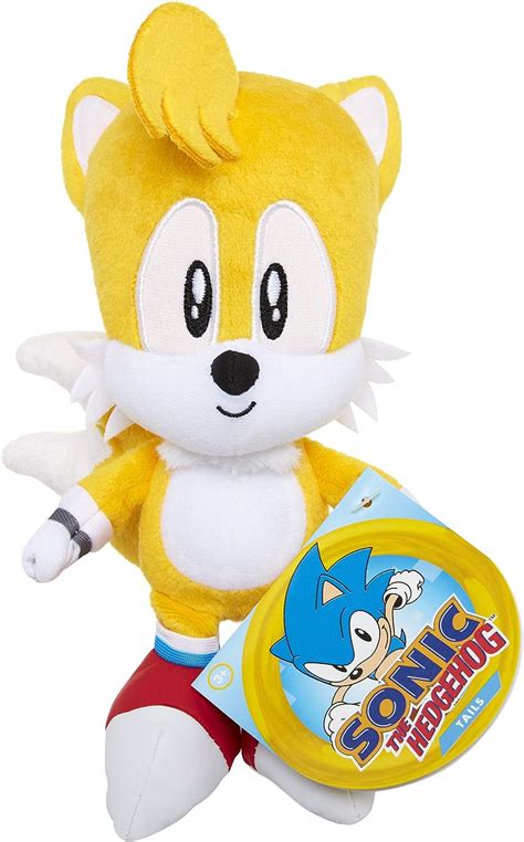 Sonic The Hedgehog 7 Tails Plush Figure Amazon Br