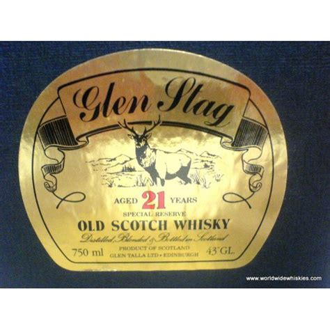 Glen Stag 21 Year Old Whisky Boxed