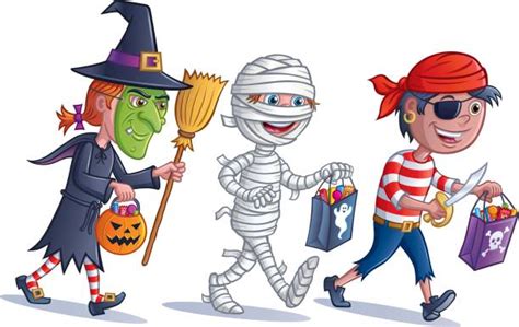 Trick Or Treat Kids Illustrations, Royalty-Free Vector Graphics & Clip ...