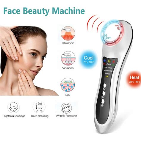 Chrono Appareil De Beaut En Masseur Facial Chaud Et Froid Avec