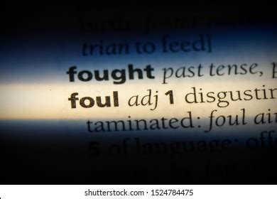 Foul Word Dictionary Foul Concept Definition Stock Photo 1524784475 ...