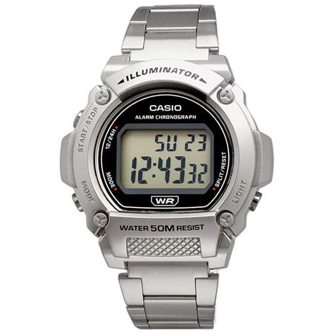 W 219HD 1AV Casio Reloj para Hombre Illuminator con Cronógrafo