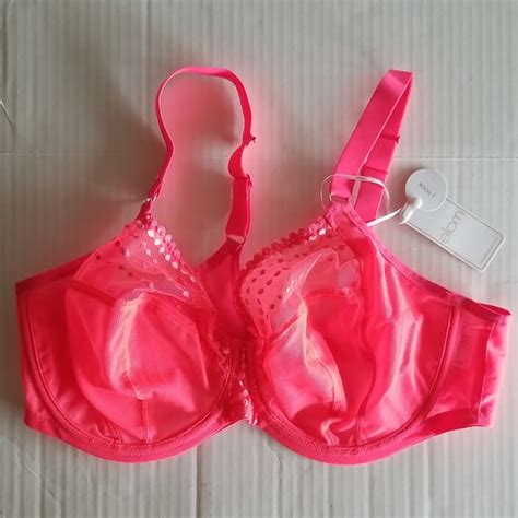 Elomi Intimates Sleepwear Elomi Matilda Bra Uw Nwt G Lace Trim El Nep Hot Pink Poshmark