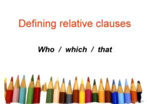 46 Relative clauses English ESL powerpoints 