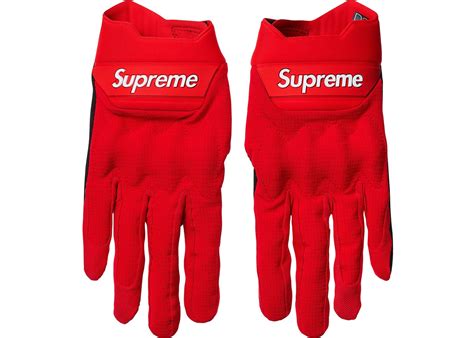 Supreme Fox Racing Bomber LT Gloves Red Spring/Summer 2018