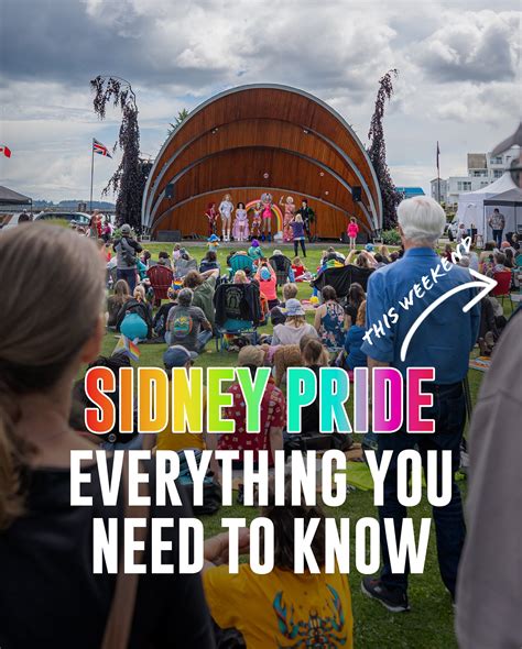NearMe Victoria | 🌈 Sidney Pride is THIS Weekend! 🏳️‍🌈🎉 Get ready for a