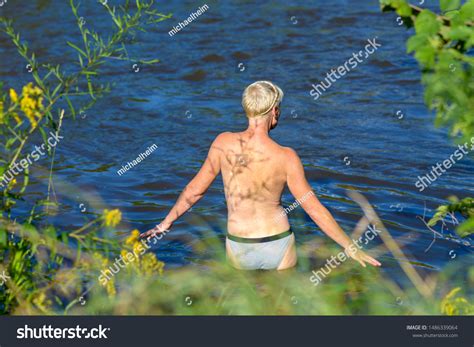 Back View Attractive Blond Nude Woman Stock Photo Shutterstock