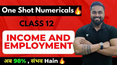 Income And Employment 🔥😨 One Shot Numericals 🔥 Class 12 Economics 🔥