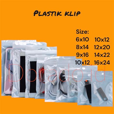 Jual Packing Plastik Klip Aksesoris Ziplock Kantong Aksesoris Plastik