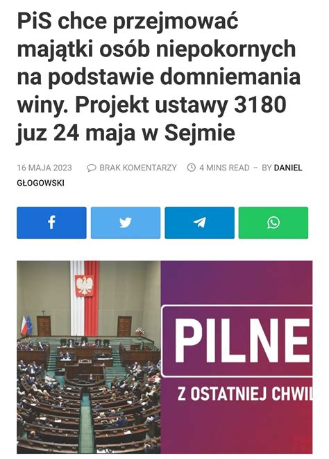 Karolina Piku A On Twitter Kolejny Zamach Na Wolno I Maj Tno