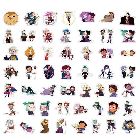 Owl House Stickers Whatsapp Owl House Cartoon Owl House Anime Owl 50pcs