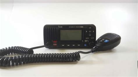 Icom Ic M424g Marine Vhf Radio Transceiver Unit W Hm 205b Mic Max