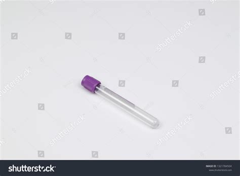 Bd Vacutainer Isolated On White Background Stock Photo 1321784504