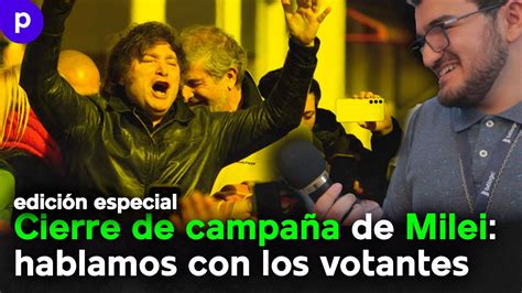 MILEI en CÓRDOBA Hablamos con la gente en el CIERRE de CAMPAÑA