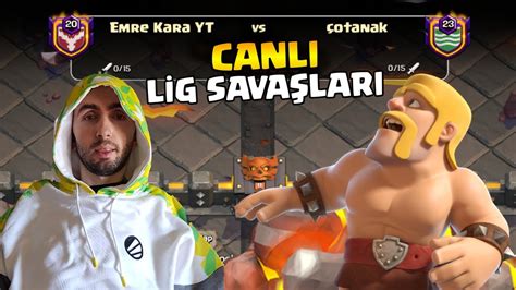 5 TÜRK KLAN AYNI LİG DEYİZ 3 GÜN CANLI LİG SALDIRILARI CLASH OF