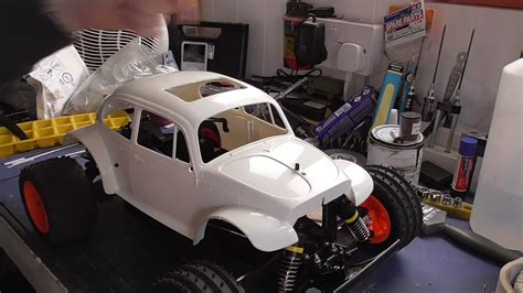 Tamiya Blitzer Beetle 2011 Fitting A Sand Scorcher Body Youtube