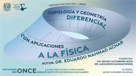 Presentación Del Libro Topología Y Geometría Diferencial Con Aplicaciones A La Física Youtube