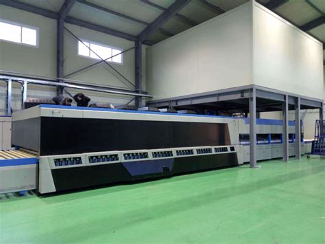 Flat Bend Glass Tempering Furnace With Forced Convection System