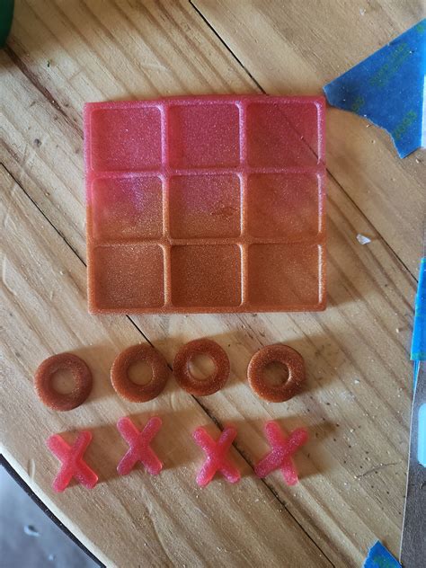 Epoxy Tic Tac Toe Etsy