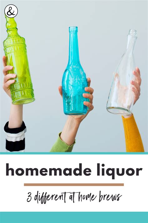 Homemade Liquor Recipes • All Natural & Good • Cocktails