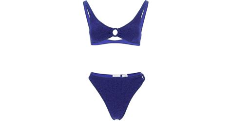 Os Ree Os Ree Lumi Re Ring Sporty S Bikini Set In Blue Lyst Australia