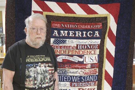 Local Vet Honored By Quilt Of Valor Foundation Sundance Times