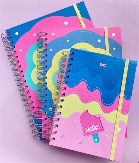 Caderno Smart Universitário Hello 80 Folhas Respocionávei 90g DAC