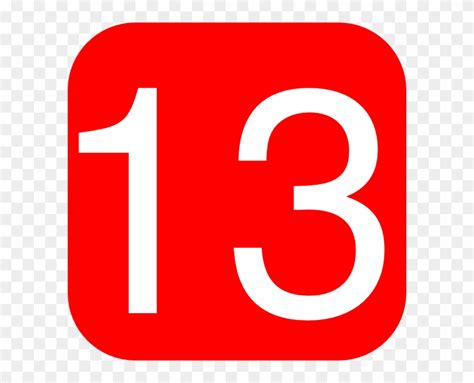 Free Clip Number 13s Download Free Clip Number 13s Png Images Free