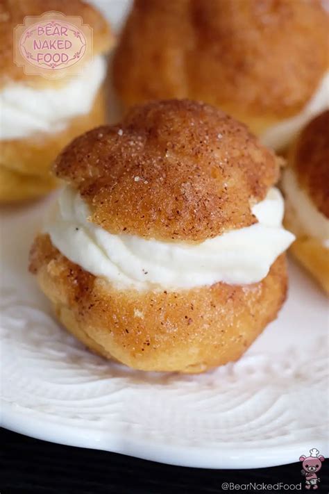 Churro Cream Puffs Bear Naked Food