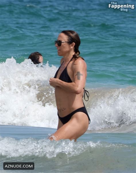 Mel C Sexy Spotted Flaunting Her Fit Figure In A Hot Bikini At Ibiza Beach AZNude
