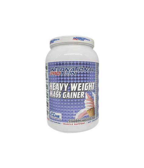 International Protein Heavy Weight Mass Gainer Strawberry Ice Cream 9 Wagga Supps