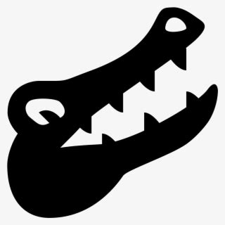 Alligator Crocodile Drawing Computer Icons - Alligator Head Silhouette ...