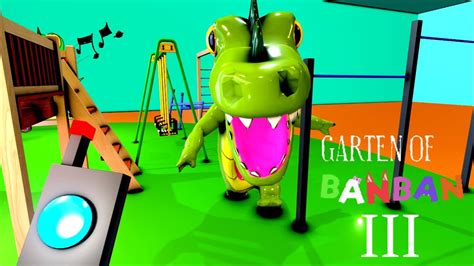 Garten Of Banban 3 Mr Crocodile Boss Fight Jumpscare Gameplay 2