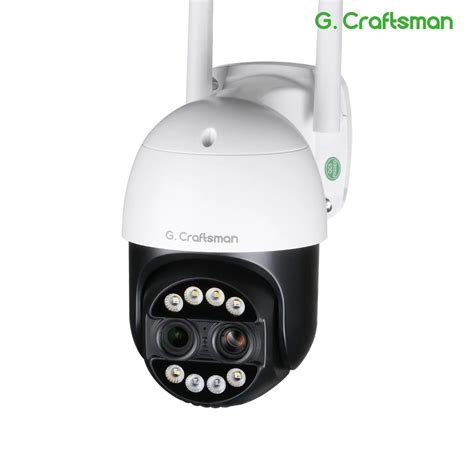 Gcraftsman 4k Dual Lens Wifi Ip Camera 8mp Wireless Outdoor Cctv Video