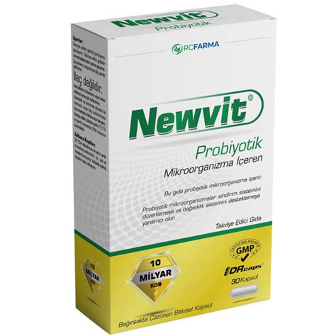 Newvit Probiyotik 30 Kapsül | Nar Ecza