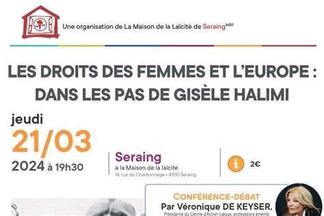 Conférence débat LES DROITS DES FEMMES ET LEUROPE DANS LES PAS DE