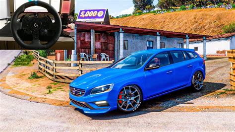 550HP VOLVO V60 POLESTAR Forza 5 LOGITECH G923 YouTube