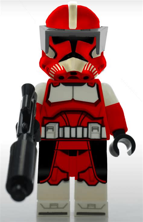 Commander Fox (did my best with the helmet) : r/legostarwars
