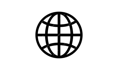 premium vector globe icon vector world wide web symbol icon