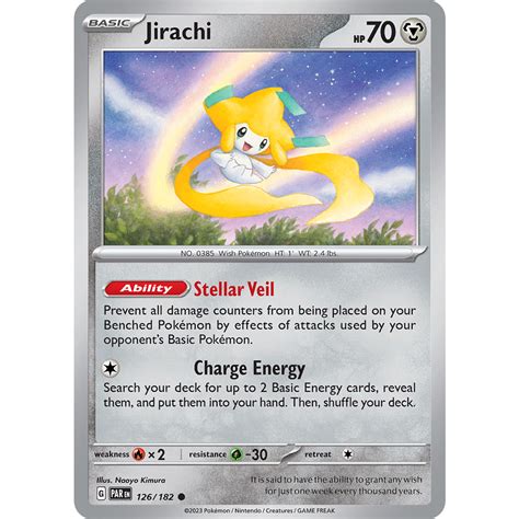 Jirachi Paradox Rift Regular And Reverse Holo Scarlet And