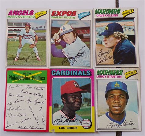 6 Six 1970 S Topps Baseball Cards 6556 Auctionninja